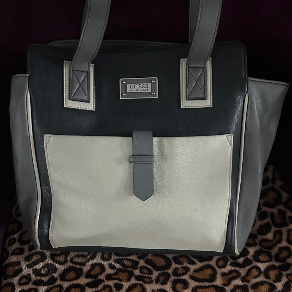 GUESS multi-Tone Handbag
